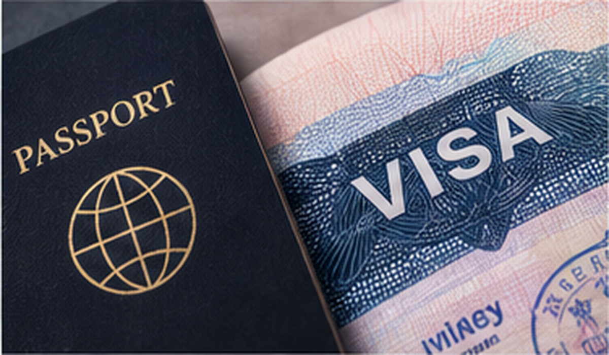 Passport visa page